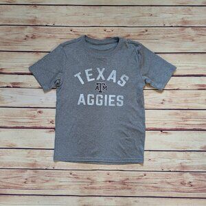 Texas A&M gray tee youth medium